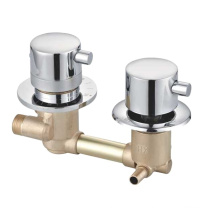 Zn alloy hand konb brass body  thermostatic bath shower mixer